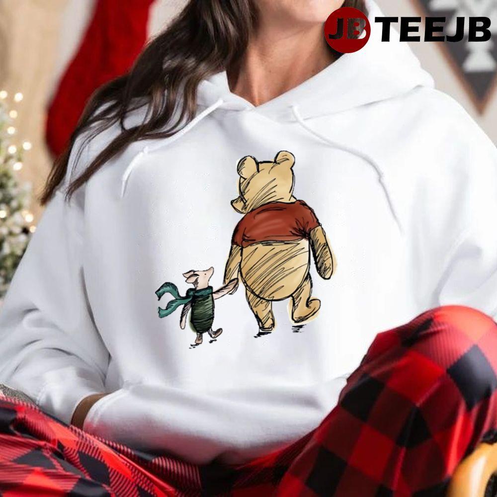 Friends Forever Winnie The Pooh A Very Merry Pooh Year Movie TeeJB Unisex Hoodie