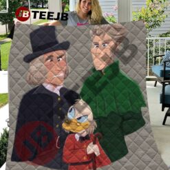 Funny Anime Scrooge A Christmas Carol Quilt