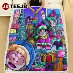 Funny Dragon Ball Manga Christmas 08 Blanket