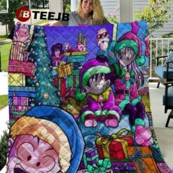 Funny Dragon Ball Manga Christmas 08 Quilt