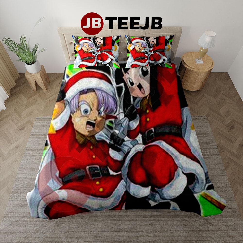 Funny Dragon Ball Manga Christmas 10 Bedding Set