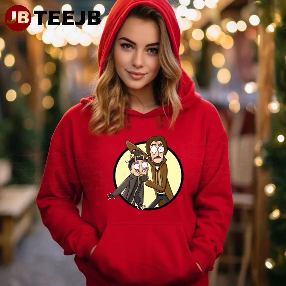 Funny Harry & Marv Home Alone Christmas TeeJB Unisex Hoodie