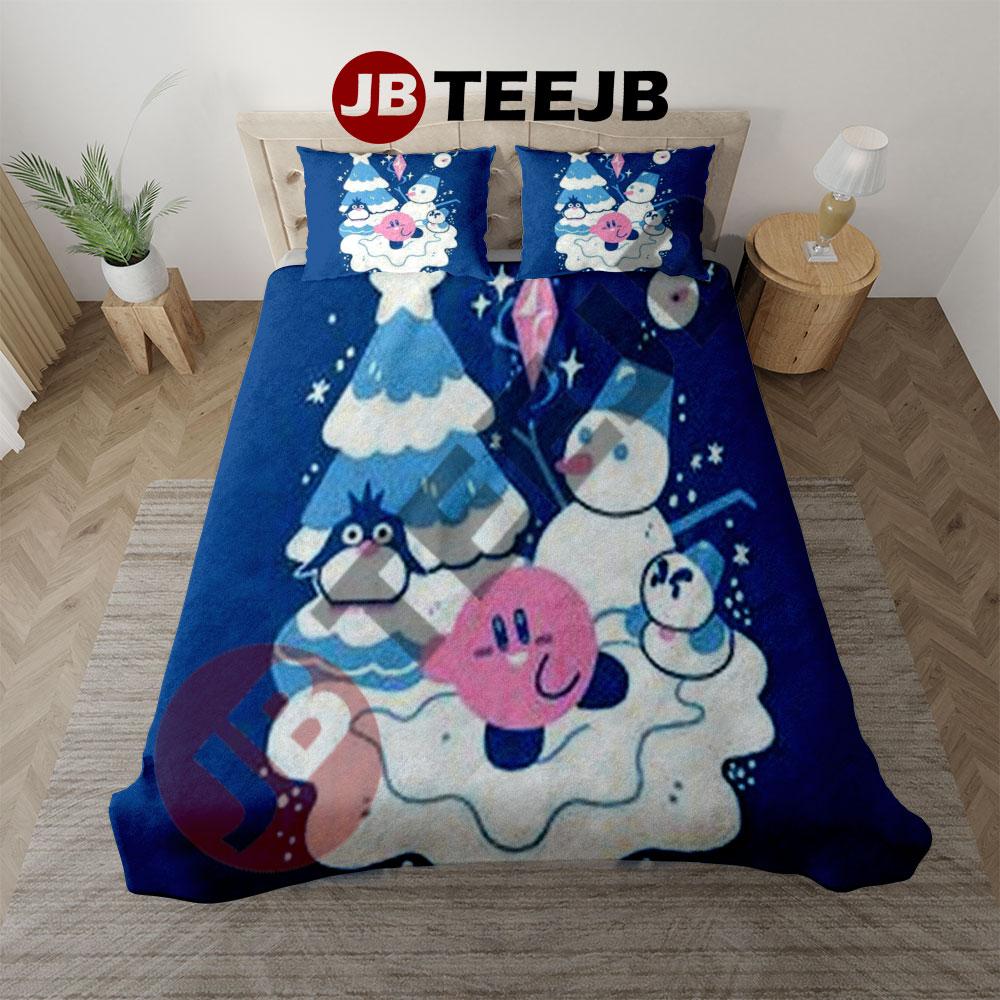 Funny Kirby Christmas 08 Bedding Set