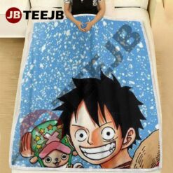 Funny One Piece Manga Christmas 12 Blanket