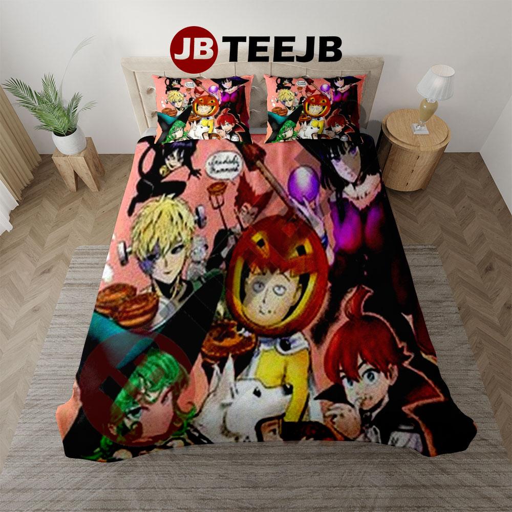 Funny One-Punch Man Anime Christmas 1 Bedding Set