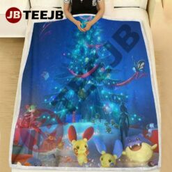 Funny Pokémon Christmas 13 Blanket