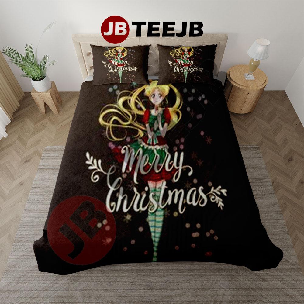 Funny Sailor Moon Christmas 06 Bedding Set