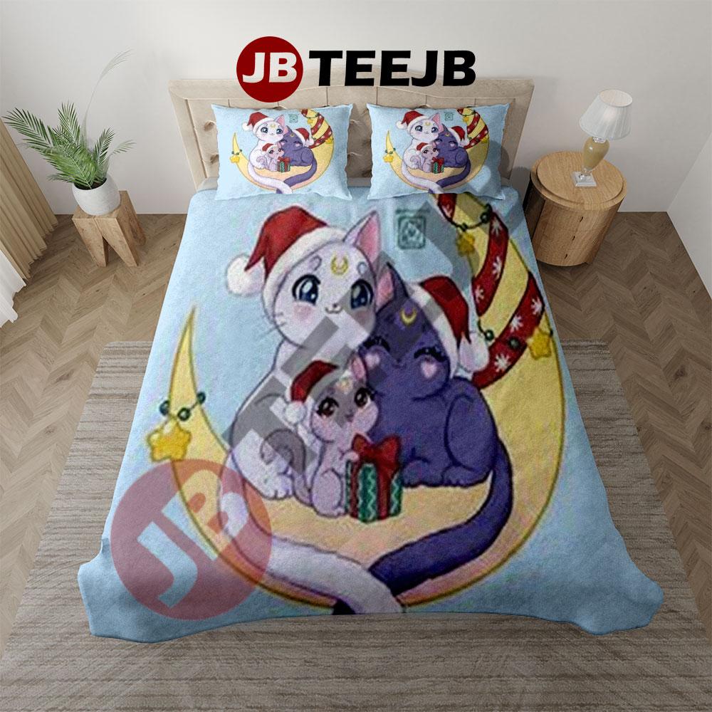 Funny Sailor Moon Christmas 10 Bedding Set