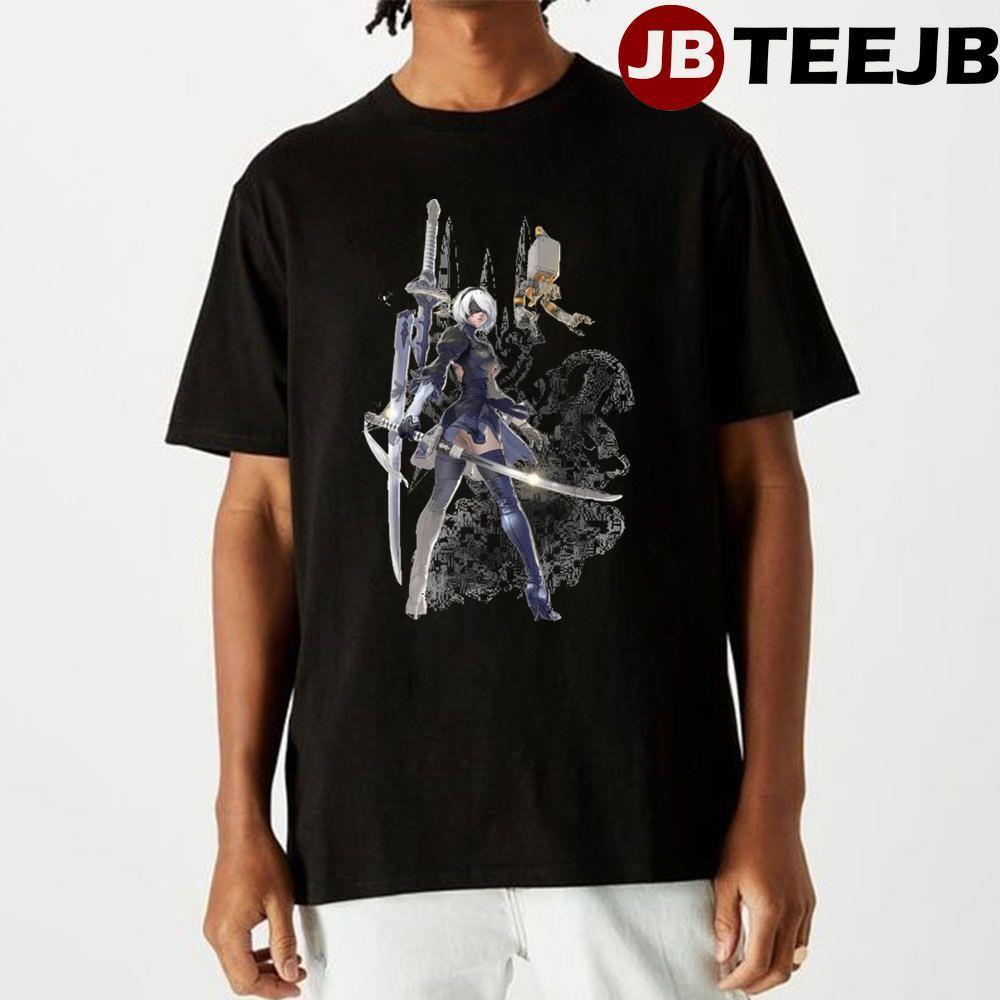 Glory To Mankind Nier Automata Anime Manga TeeJB Unisex T-Shirt