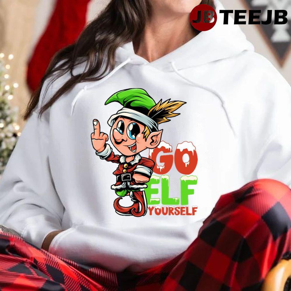 Go Elf Yourself Christmas TeeJB Unisex Hoodie