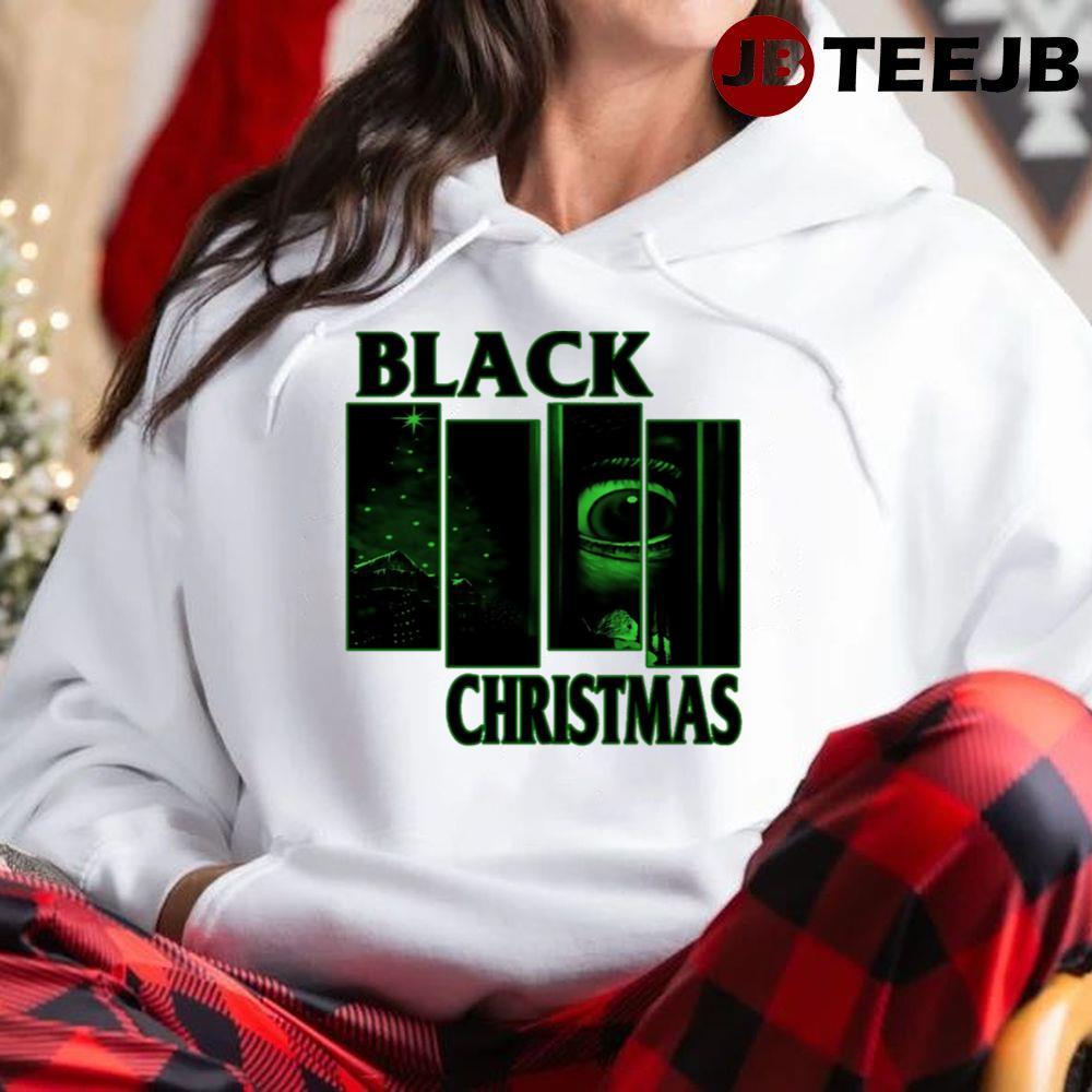 Green Horror Eye Black Christmas TeeJB Unisex Hoodie