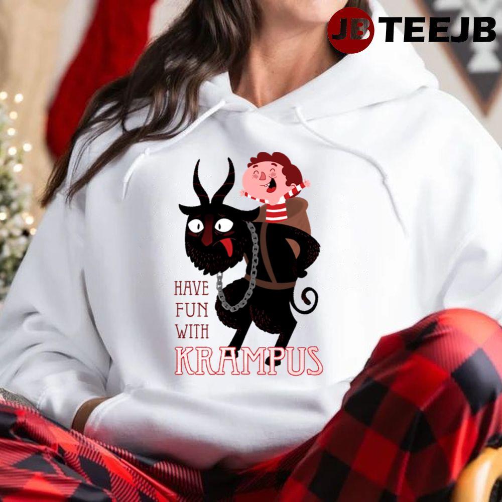 Have Fun With Krampus Christmas TeeJB Unisex Hoodie