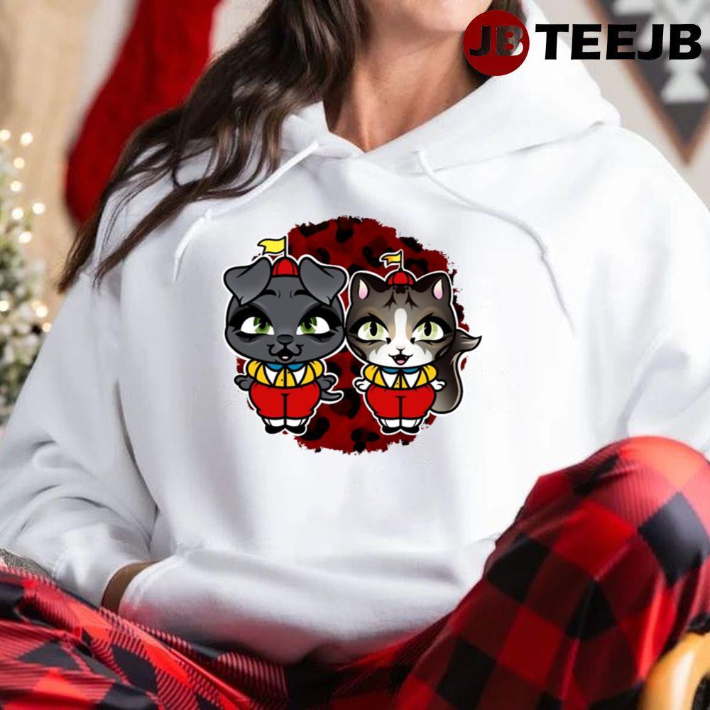 Holly Jolly Palz Christmas TeeJB Unisex Hoodie