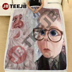 Horror Face A Christmas Story Christmas Blanket