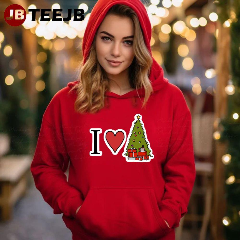 I Love Christmas With All Of The Trimmings TeeJB Unisex Hoodie