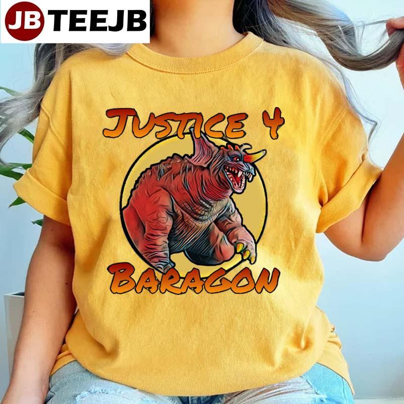 Justice 4 Baragon Kaiju Anime Manga TeeJB Unisex T-Shirt