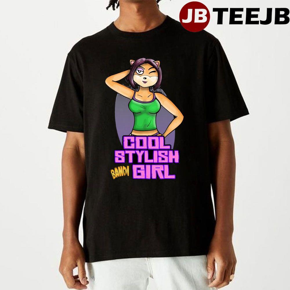 Liz Cool Stylish Bandigirl Crash Bandicoot TeeJB Unisex T-Shirt