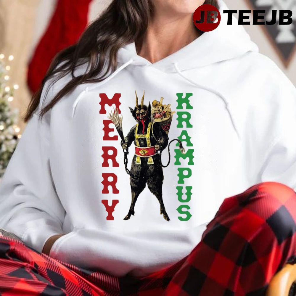 Logo Merry Krampus Christmas TeeJB Unisex Hoodie