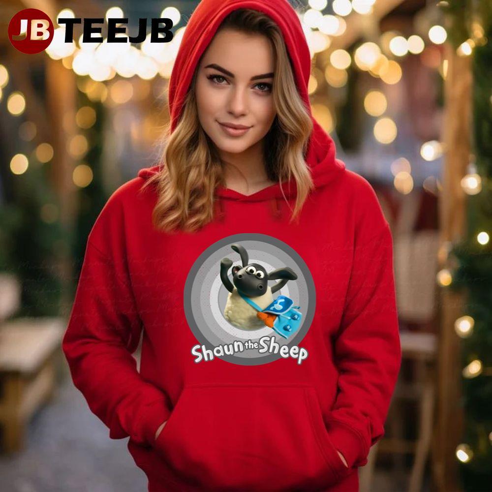 Love School Shaun The Sheep The Fight Before Christmas 2021 TeeJB Unisex Hoodie