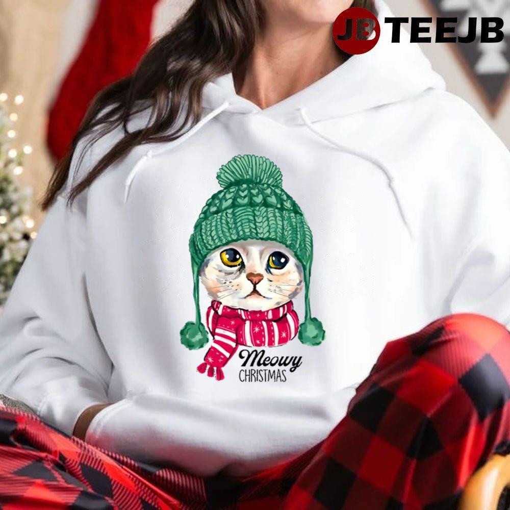 Meowy Christmas Jingle Cat TeeJB Unisex Hoodie