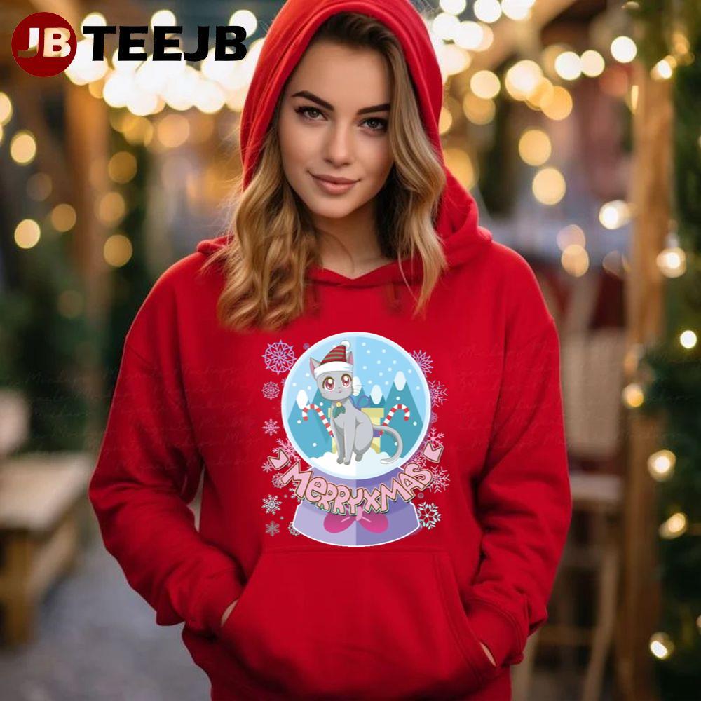 Merry Xmas Diana Sailor Moon Christmas TeeJB Unisex Hoodie