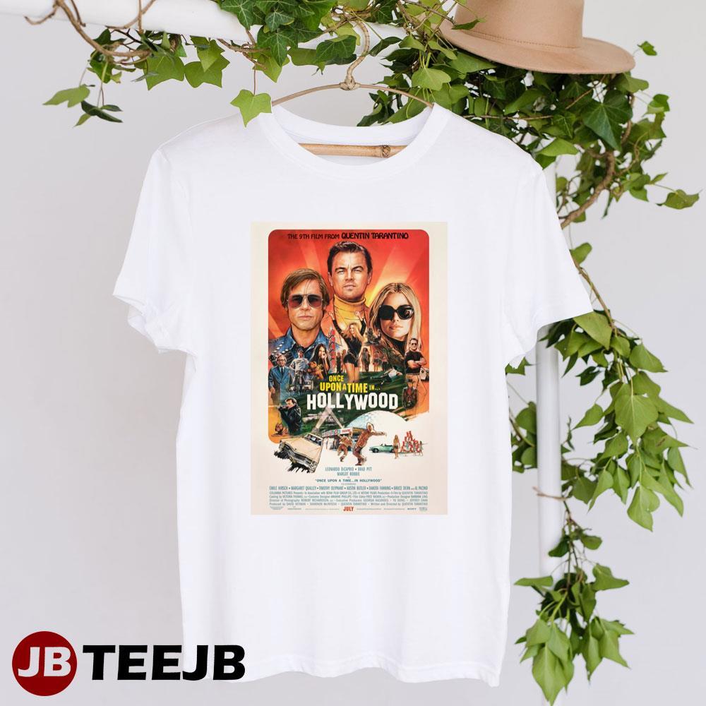 Once Upon A Time In Hollywood Brad Pitt Leonardo Dicaprio Design TeeJB Unisex T-Shirt