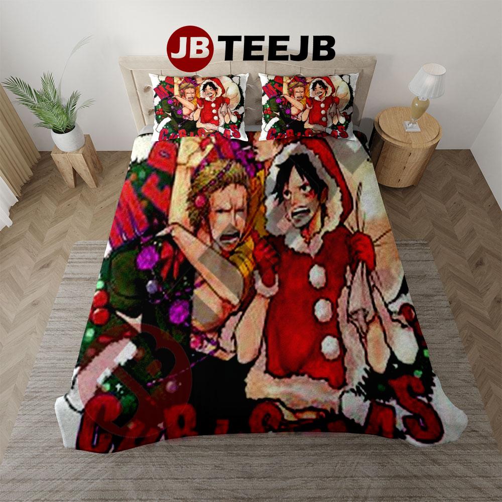 One Piece Manga Christmas 40 Bedding Set