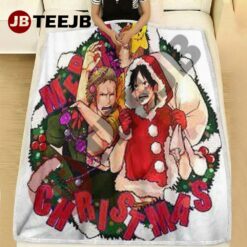 One Piece Manga Christmas 40 Blanket