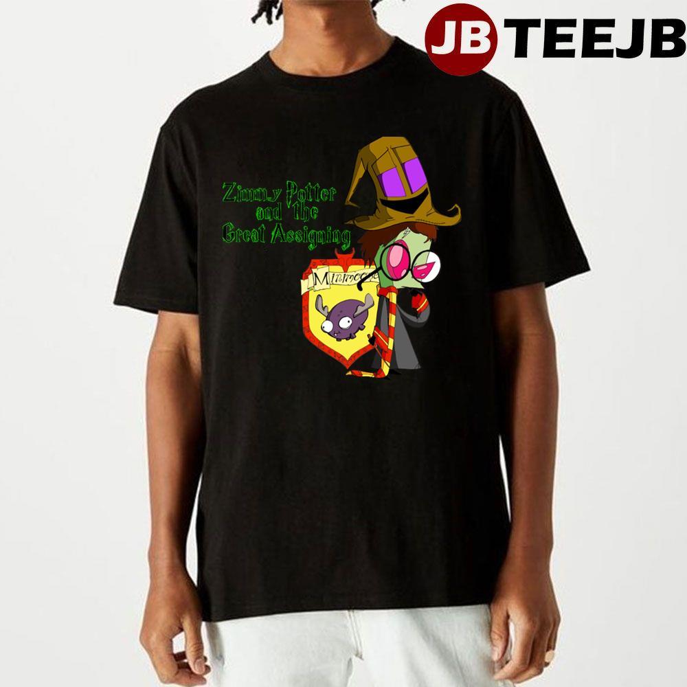 Potter And The Great Assigning Minimoose Invader Zim TeeJB Unisex T-Shirt