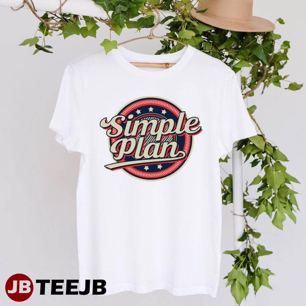 Rainbow Graphic Simple Plan TeeJB Unisex T-Shirt