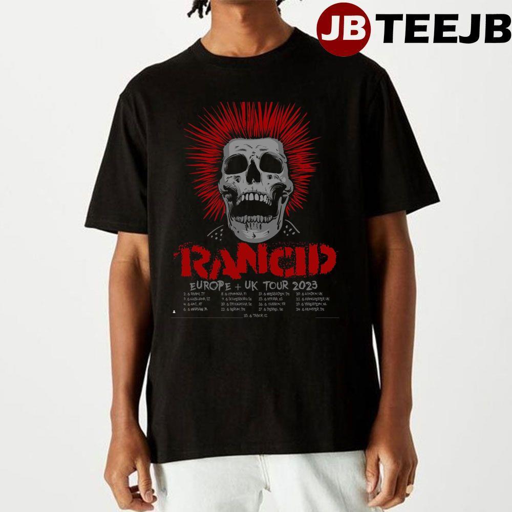 Rancid Europe Uk Tour 2023 TeeJB Unisex Shirt