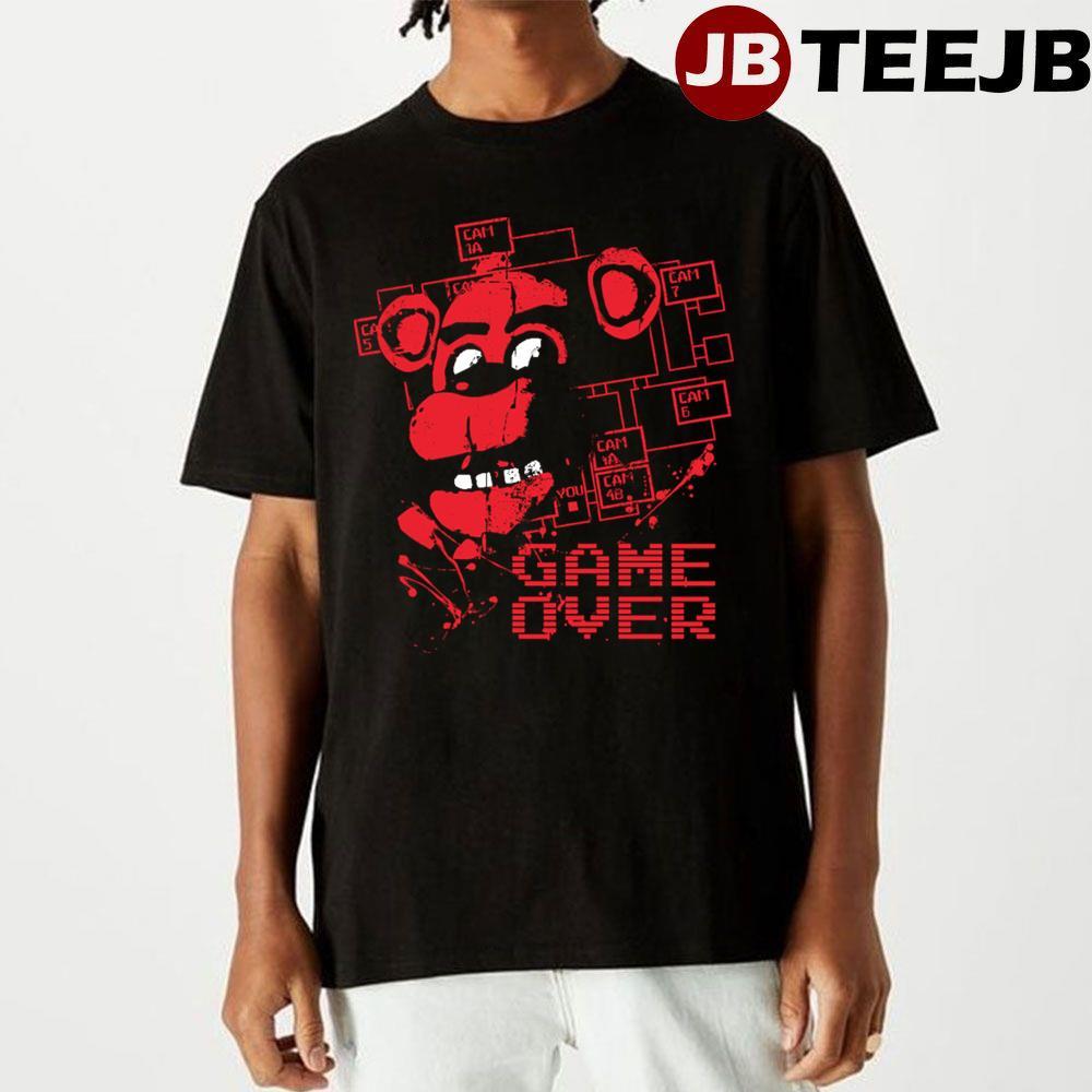 Red Game Over Five Nights At Freddy’s TeeJB Unisex T-Shirt