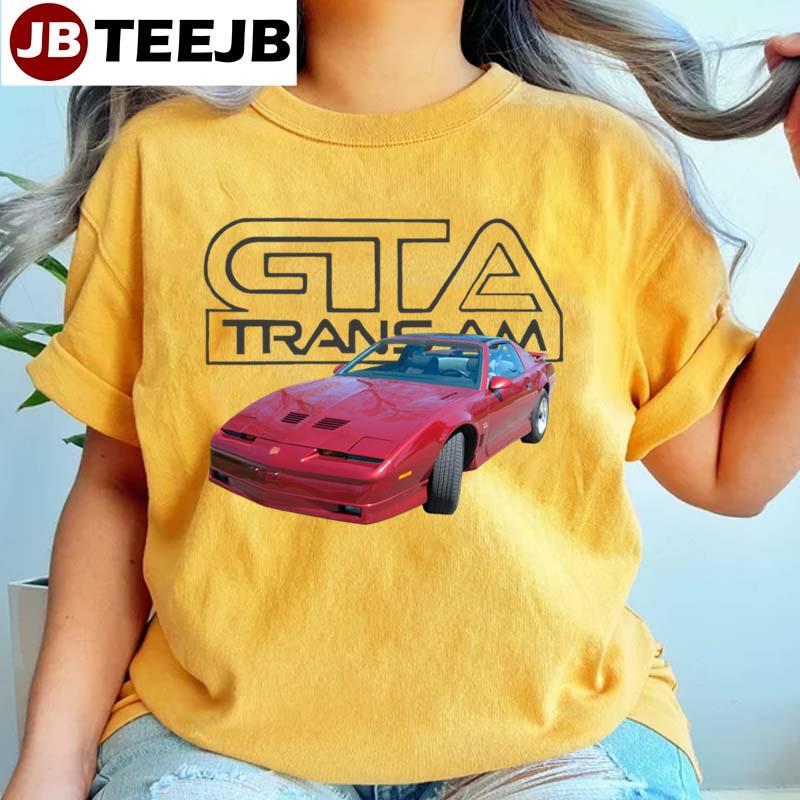 Red Pontiac Firebird Trans Am Gta TeeJB Unisex T-Shirt