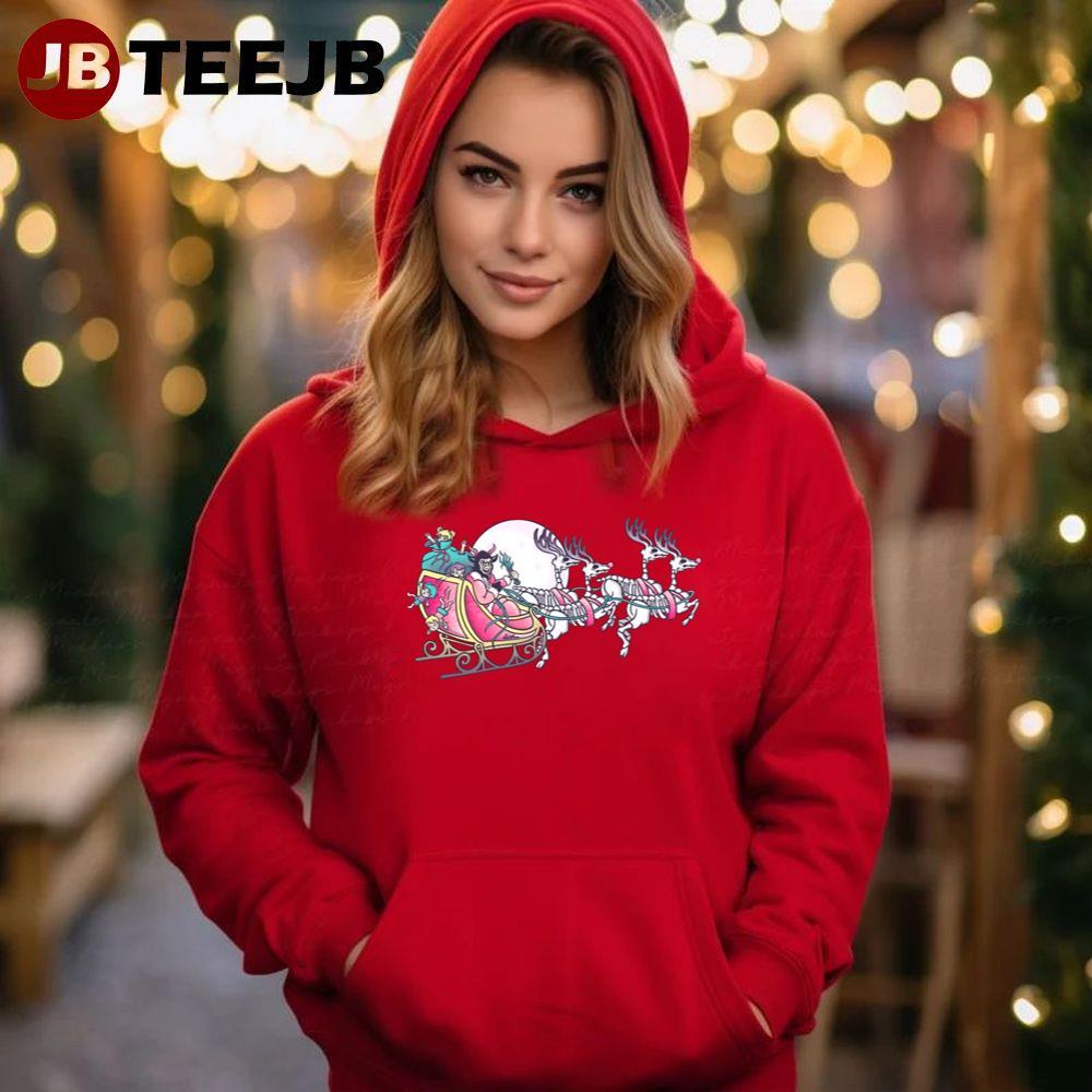 Reindeer Krampus Christmas TeeJB Unisex Hoodie