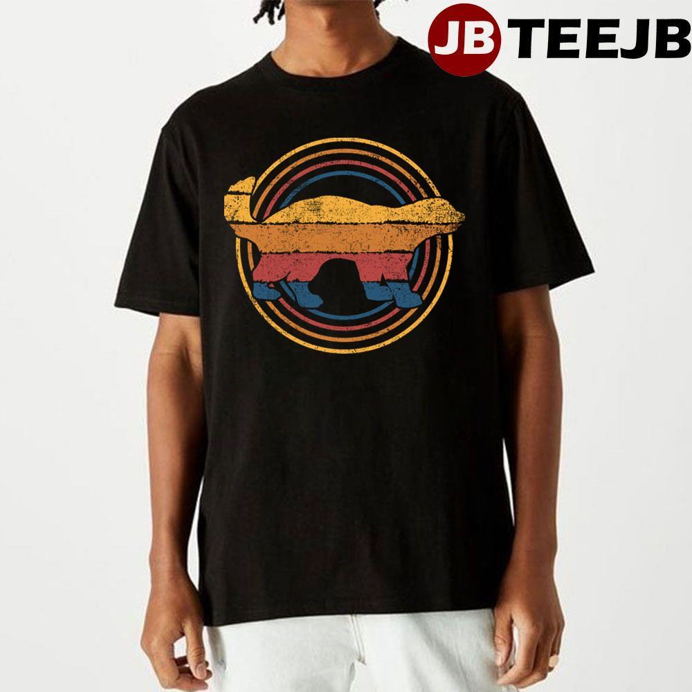 Retro Circle Honey Badger TeeJB Unisex T-Shirt