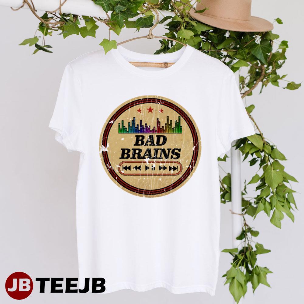 Retro Distressed Cassette Bad Brains TeeJB Unisex T-Shirt