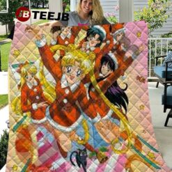 Sailor Moon Christmas 17 Quilt