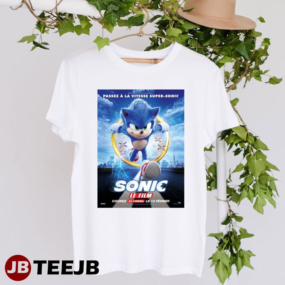 Sonic The Hedgehog Ben Schwartz James Marsden Movie TeeJB Unisex T-Shirt