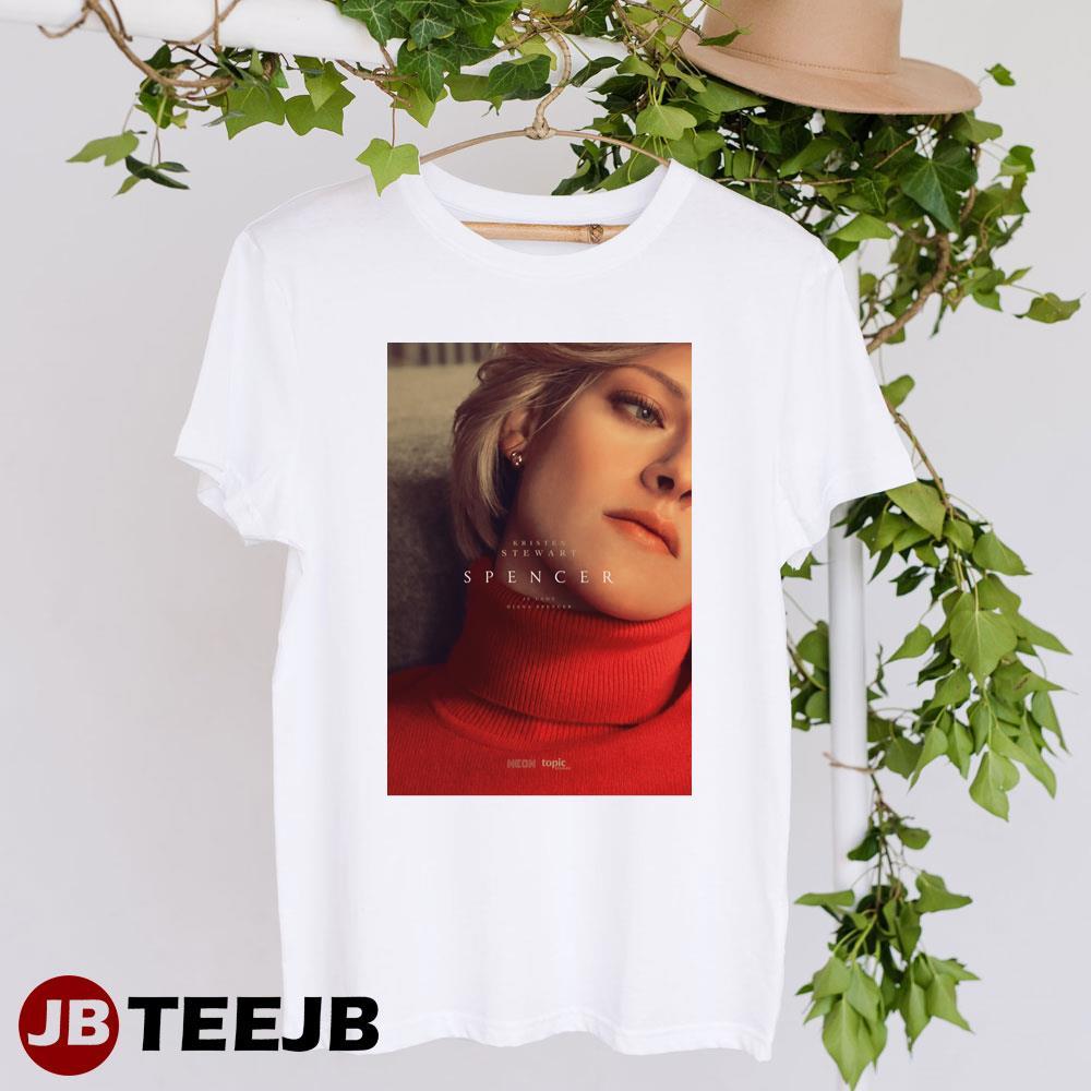 Spencer Kristen Stewart Princess Diana MovieArt TeeJB Unisex T-Shirt