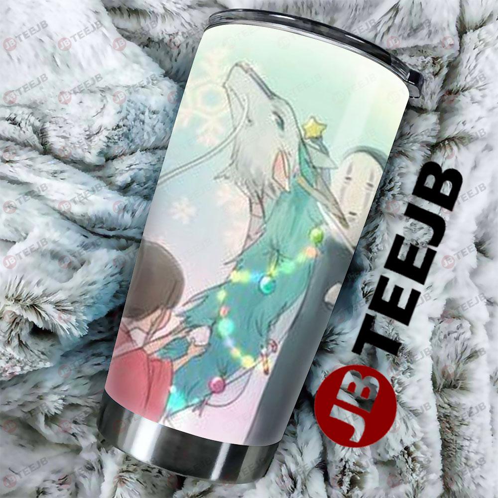 Spirited Away Ghibli Studio Christmas 17 Tumbler