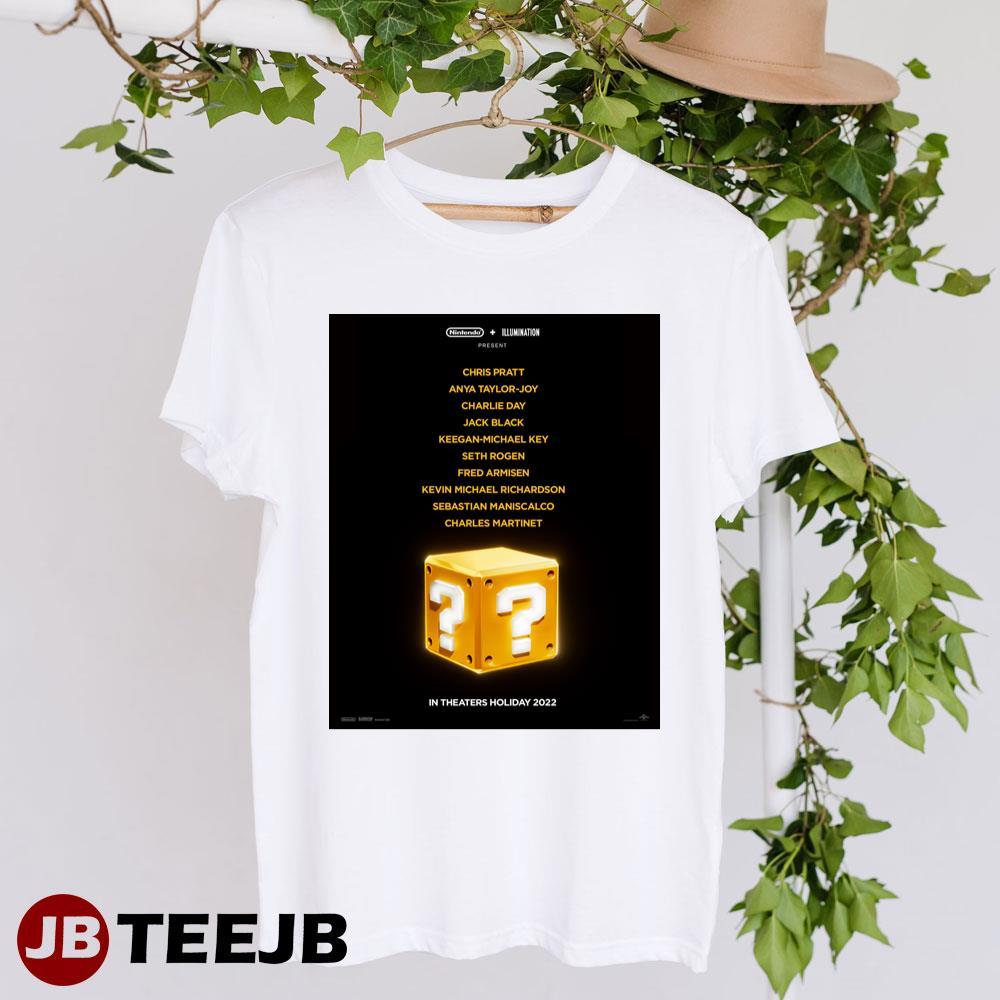 Super Mario Bros The MovieChris Pratt Anya Taylor-joy Movie TeeJB Unisex T-Shirt