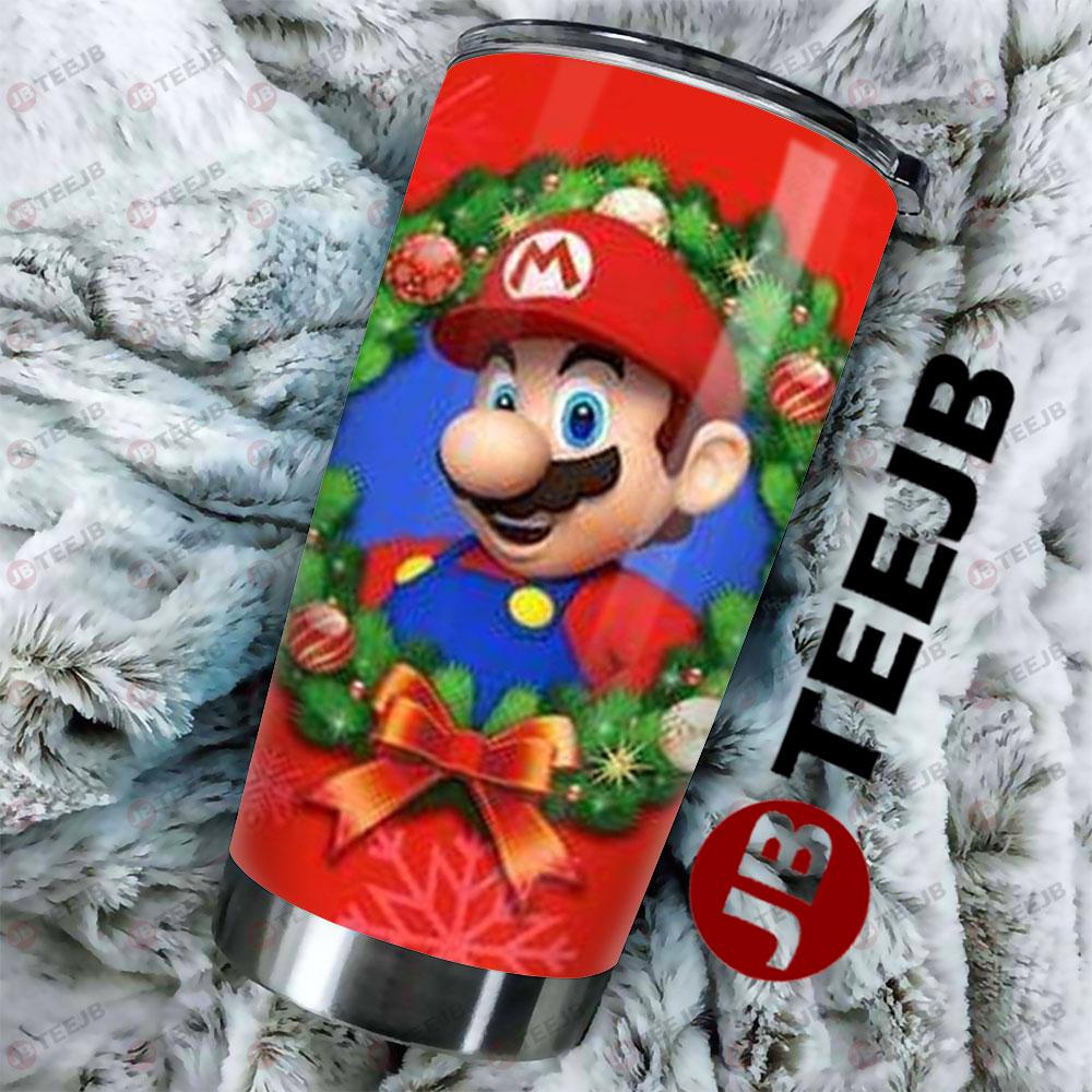 Super Mario Christmas 02 Tumbler