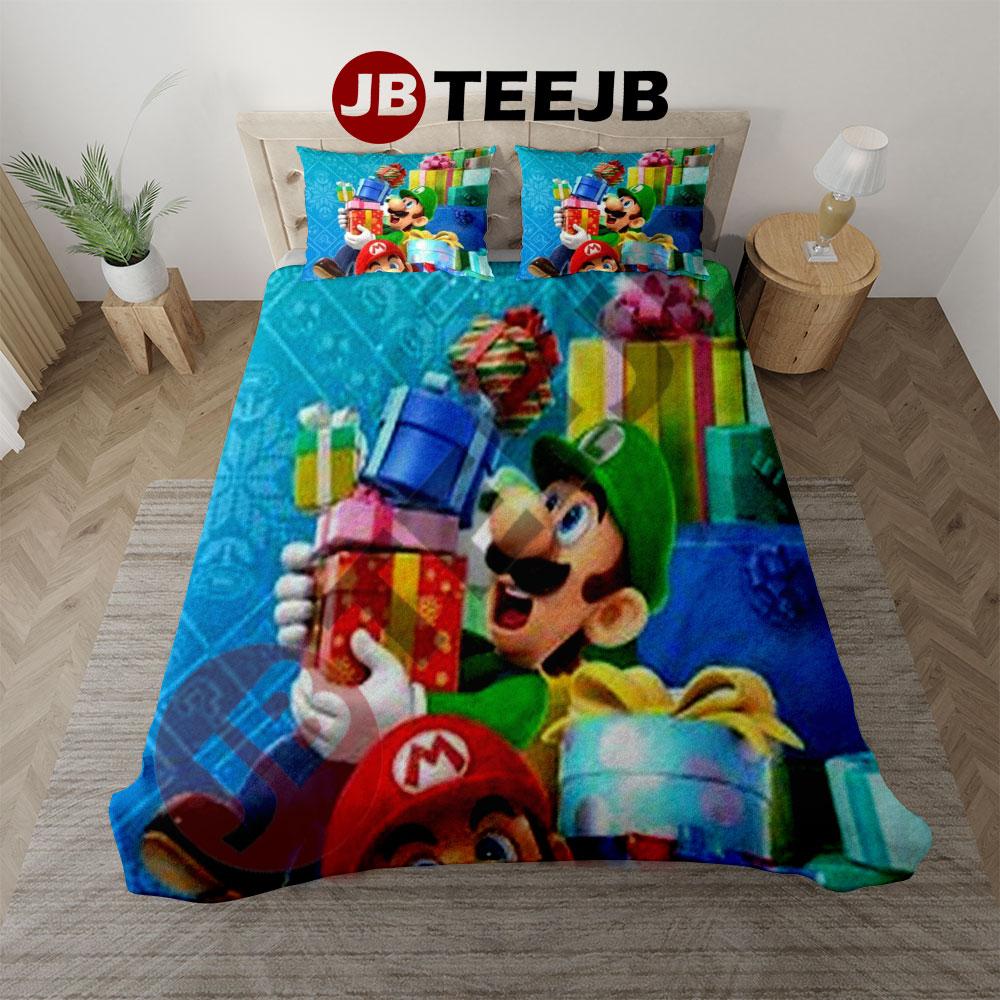 Super Mario Christmas 13 Bedding Set