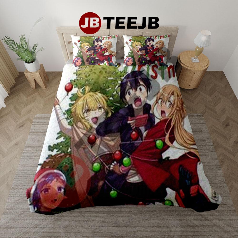Sweet Sword Art Online Anime Christmas 07 Bedding Set