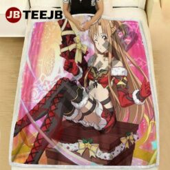 Sweet Sword Art Online Anime Sexy Big Boob Hentai Christmas 11 Blanket