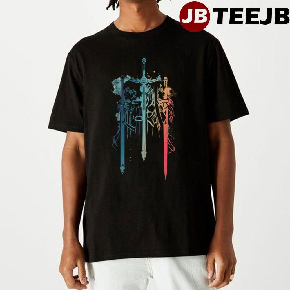 Sword Art Duo Couple Sword Art Online TeeJB Unisex T-Shirt