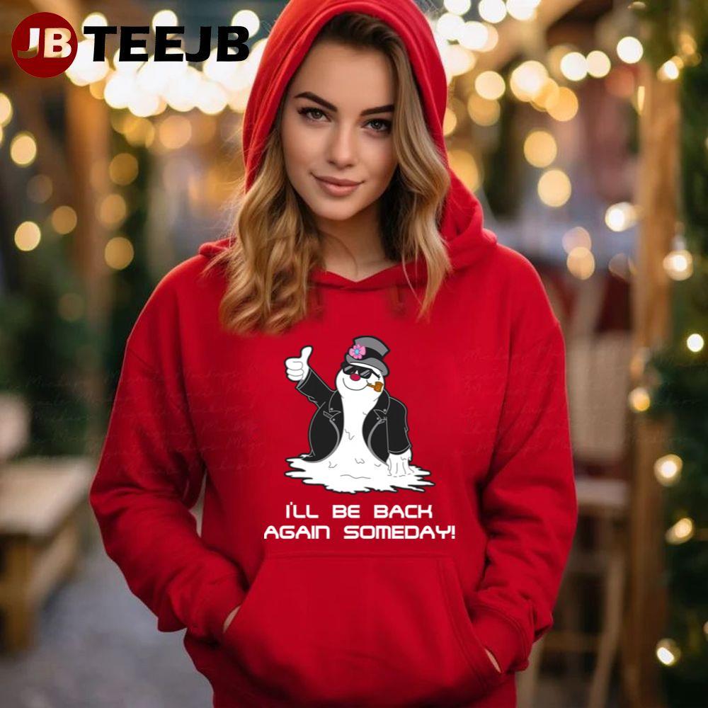 Terminator Frosty The Snowman Christmas TeeJB Unisex Hoodie