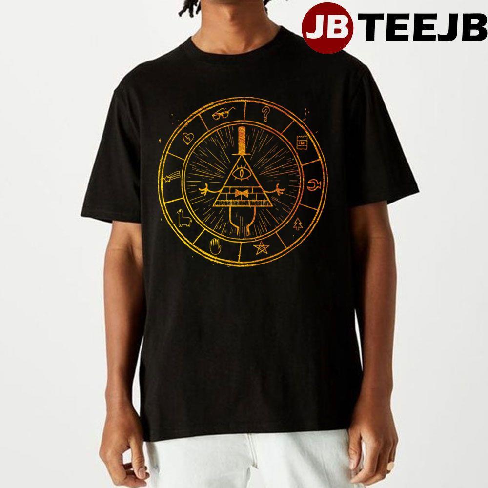 The Bill Cipher Wheel Gravity Falls TeeJB Unisex T-Shirt