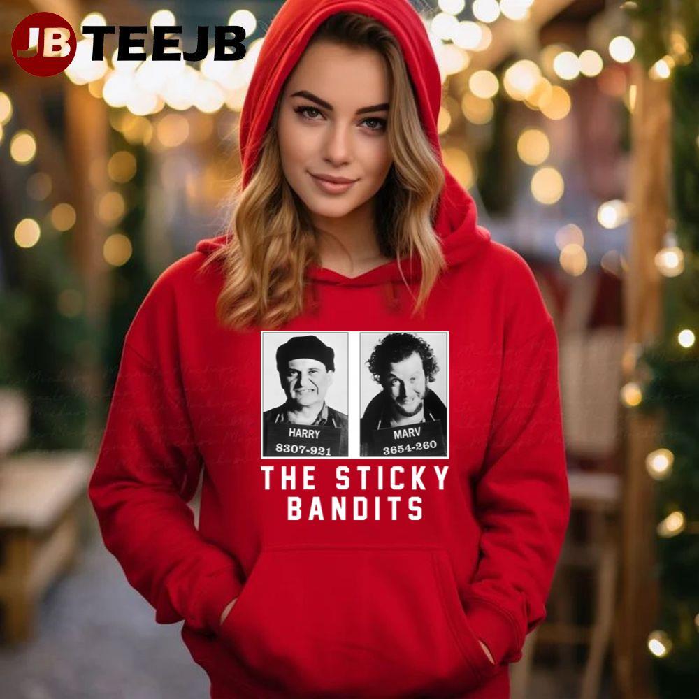 The Sticky Bandits Home Alone Christmas TeeJB Unisex Hoodie