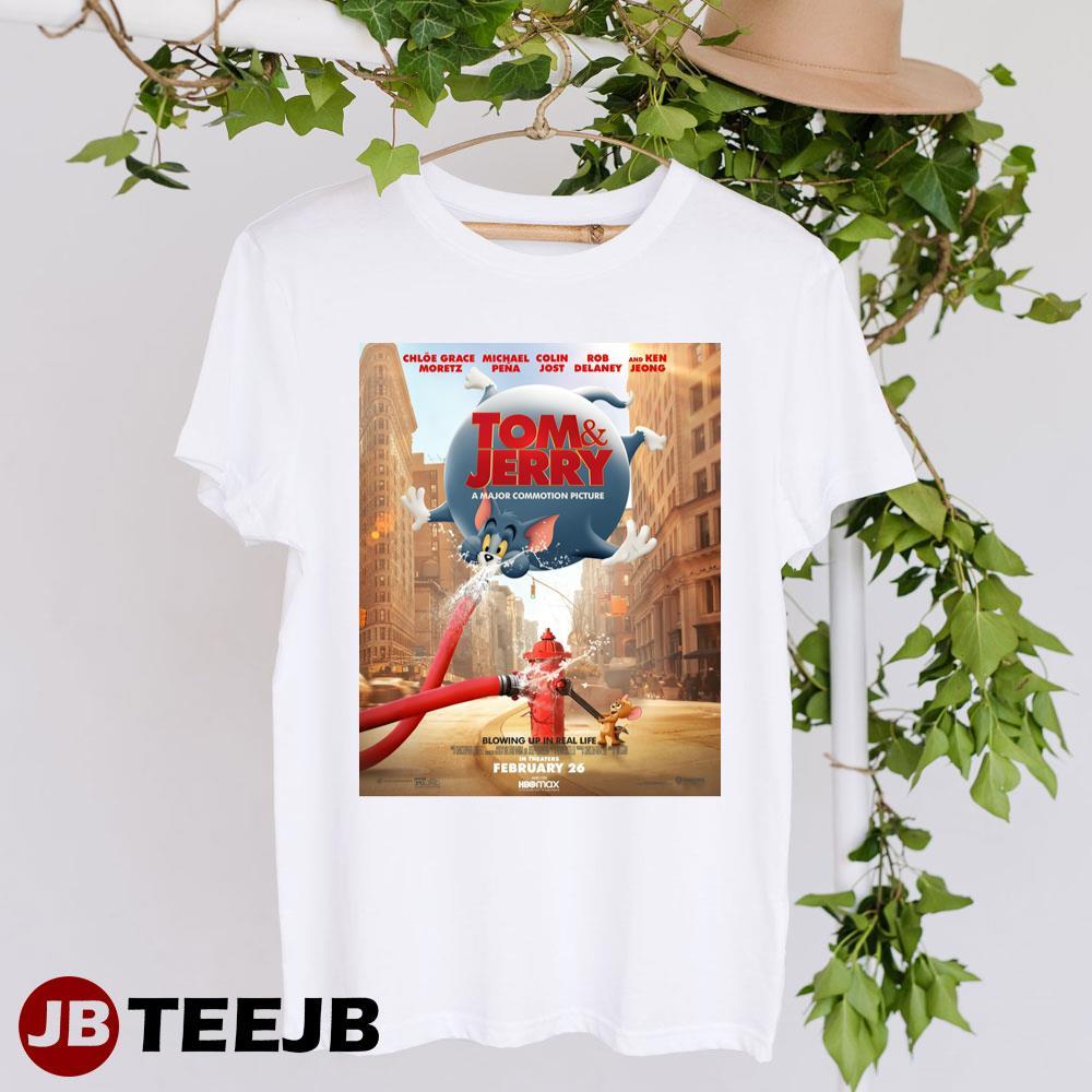 Tom And Jerry Chloe Grace Moretz Michael Pena Design TeeJB Unisex T-Shirt